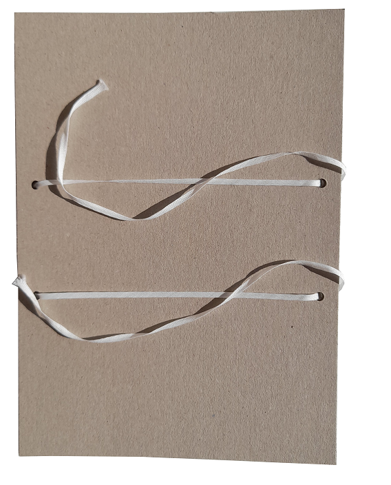 Fastykuła A4 (2)* z tasiemką TEKPAR (dwie tektury + taśma)